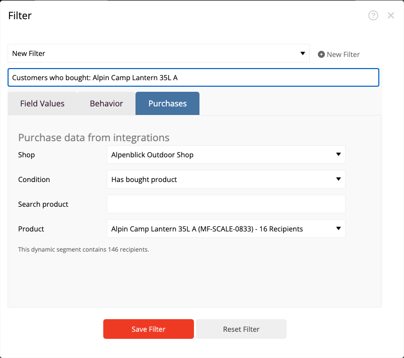 Select buyers of a WooCommerce product as an audience